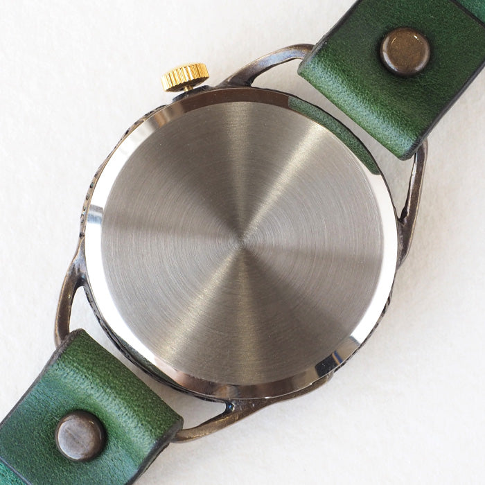 KINO(キノ) 手作り腕時計 チェンジワールド SUN＆MOON グリーン [L-13-GR]