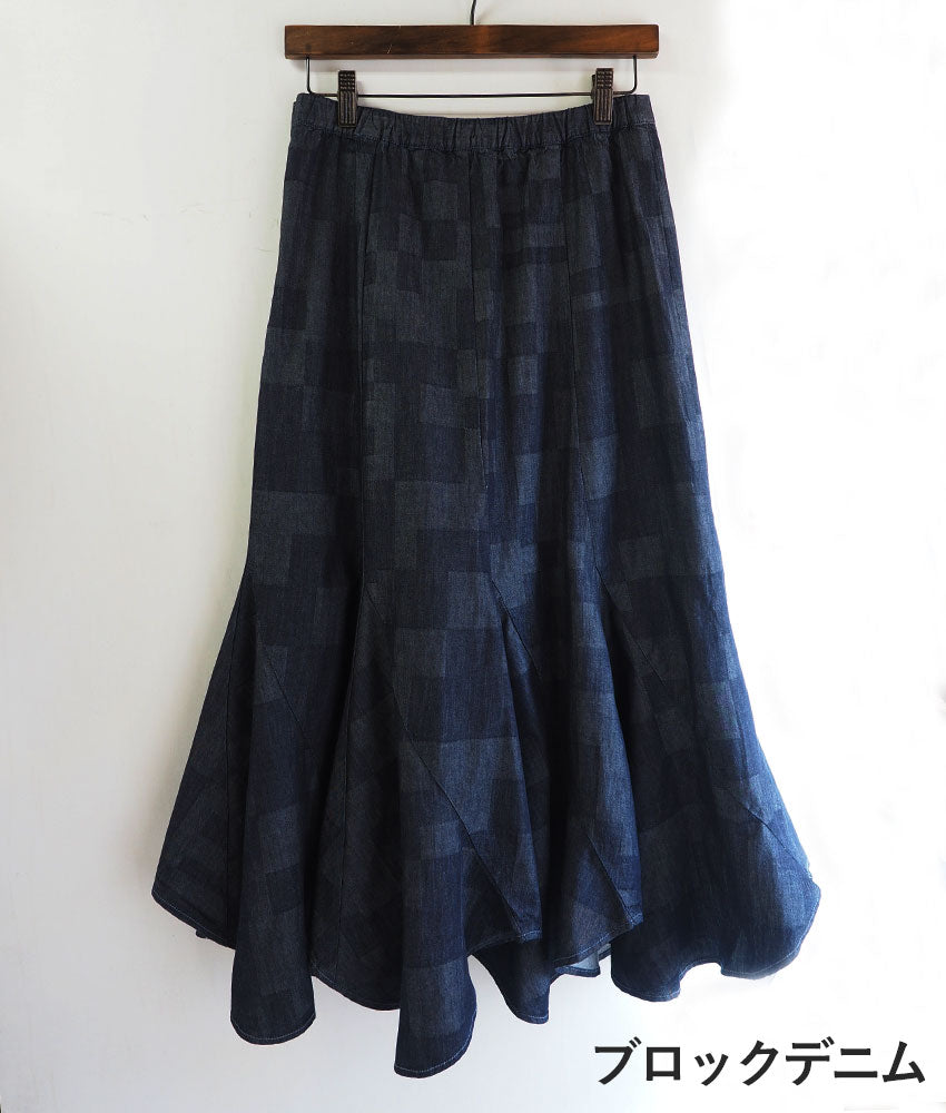 graphzero（グラフゼロ）デニムスカート graphzero（グラフゼロ） 【4色】プリーツスカート 水玉柄 S M L