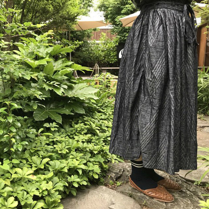 graphzero（グラフゼロ） 5オンス ファーマーズ ラップスカート ドライエック柄 フリーサイズ [La-FMST-01]