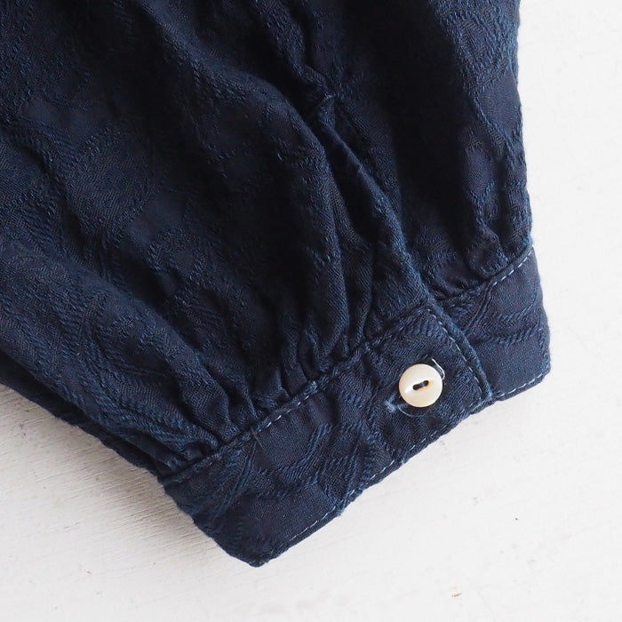 graphzero(グラフゼロ) プリーテッドワンピース インディゴ ペイズリー フリーサイズ [La-PTOP-0311] 岡山 倉敷 児島 ジーンズ デニム ブランド