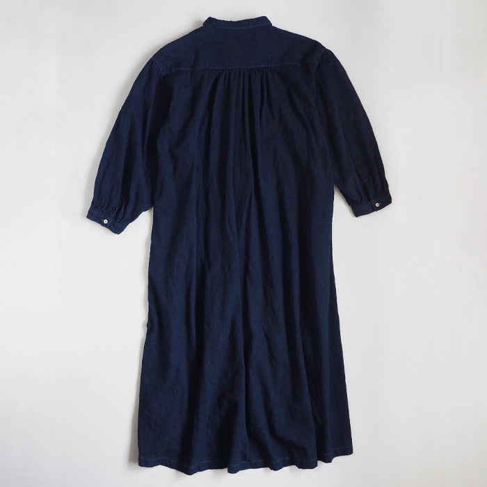 graphzero(グラフゼロ) プリーテッドワンピース インディゴ ペイズリー フリーサイズ [La-PTOP-0311] 岡山 倉敷 児島 ジーンズ デニム ブランド