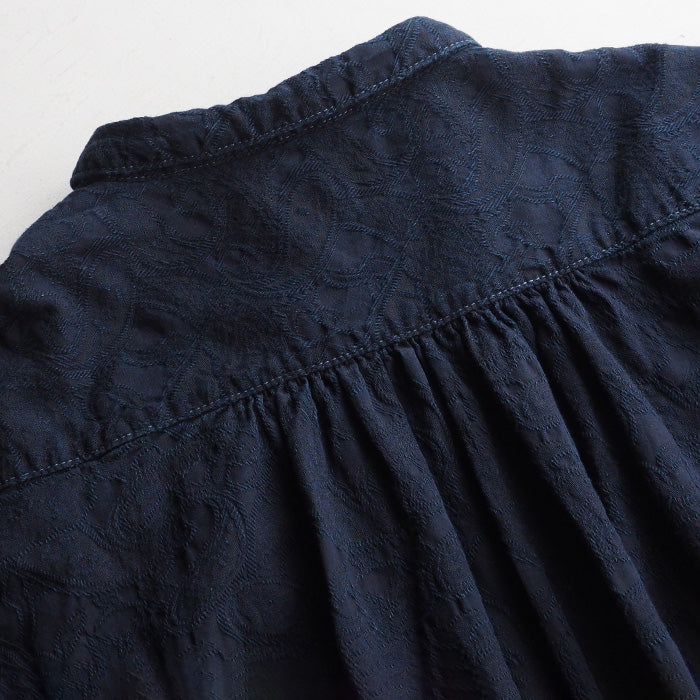 graphzero(グラフゼロ) プリーテッドワンピース インディゴ ペイズリー フリーサイズ [La-PTOP-0311] 岡山 倉敷 児島 ジーンズ デニム ブランド