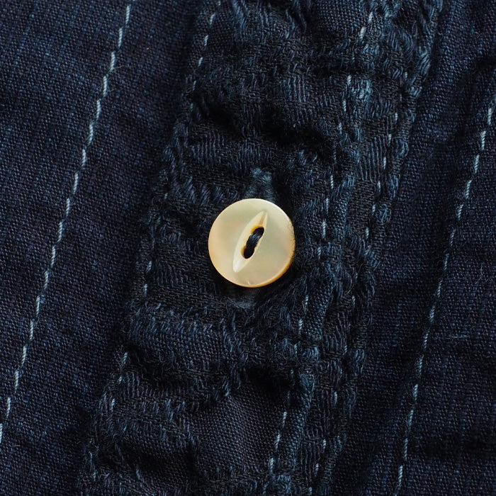 graphzero(グラフゼロ) プリーテッドワンピース インディゴ ペイズリー フリーサイズ [La-PTOP-0311] 岡山 倉敷 児島 ジーンズ デニム ブランド