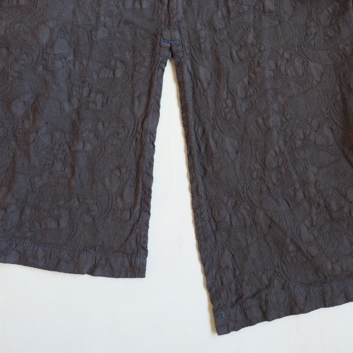 graphzero(グラフゼロ) プリーテッドワンピース チャコール ペイズリー フリーサイズ [La-PTOP-0404-CH] 岡山 倉敷 児島 ジーンズ デニム ブランド