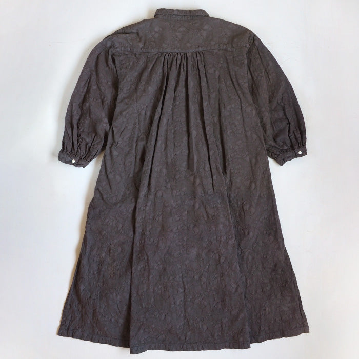 graphzero(グラフゼロ) プリーテッドワンピース チャコール ペイズリー フリーサイズ [La-PTOP-0404-CH] 岡山 倉敷 児島 ジーンズ デニム ブランド