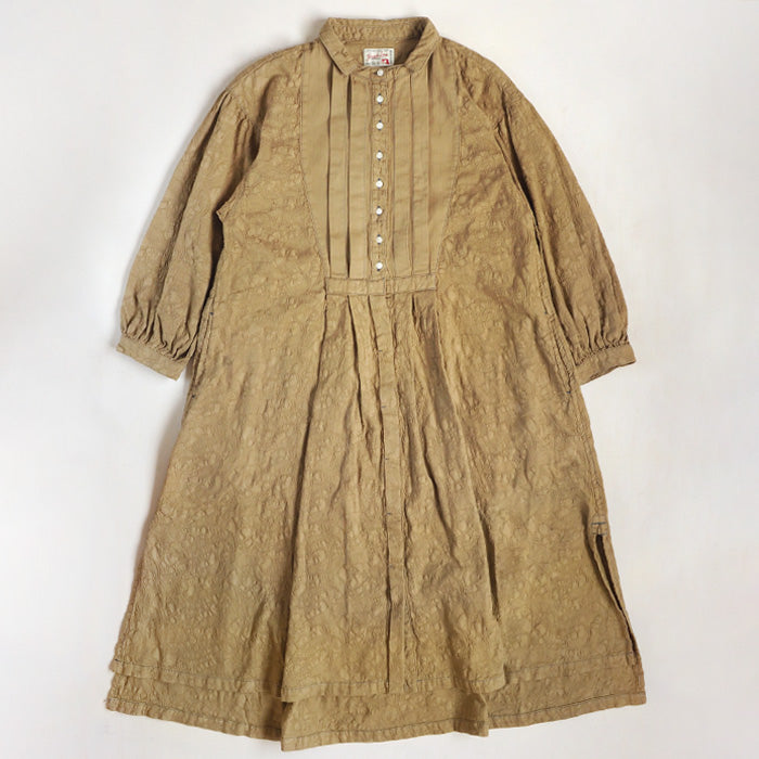 graphzero(グラフゼロ) プリーテッドワンピース カーキ ペイズリー フリーサイズ [La-PTOP-0404-KH] 岡山 倉敷 児島 ジーンズ デニム ブランド