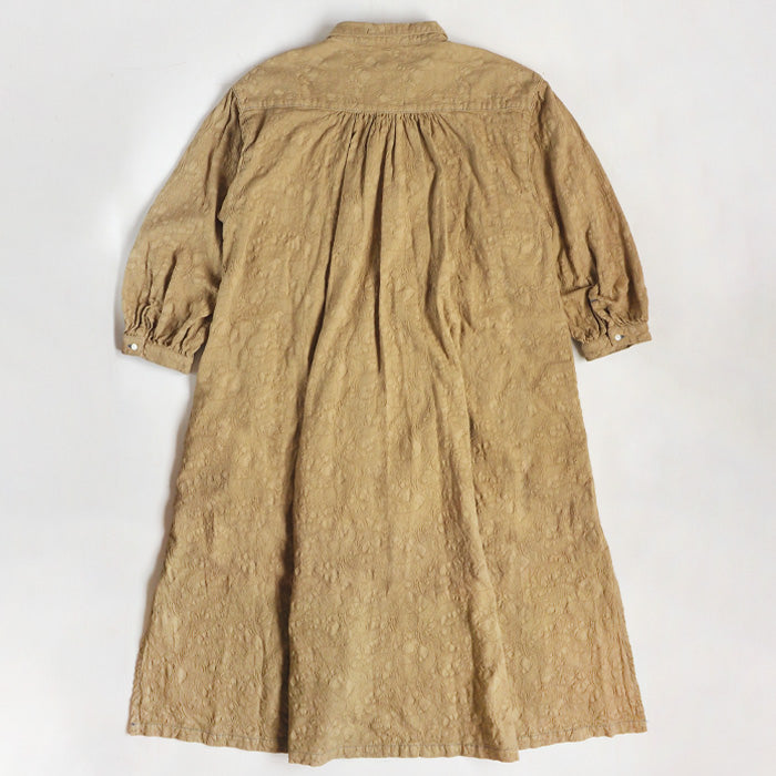 graphzero(グラフゼロ) プリーテッドワンピース カーキ ペイズリー フリーサイズ [La-PTOP-0404-KH] 岡山 倉敷 児島 ジーンズ デニム ブランド