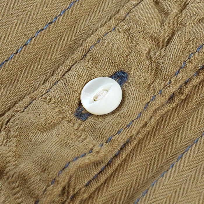 graphzero(グラフゼロ) プリーテッドワンピース カーキ ペイズリー フリーサイズ [La-PTOP-0404-KH] 岡山 倉敷 児島 ジーンズ デニム ブランド