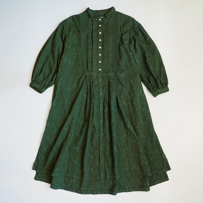 graphzero(グラフゼロ) プリーテッドワンピース グリーン ペイズリー フリーサイズ [La-PTOP-0404-GR] 岡山 倉敷 児島 ジーンズ デニム ブランド