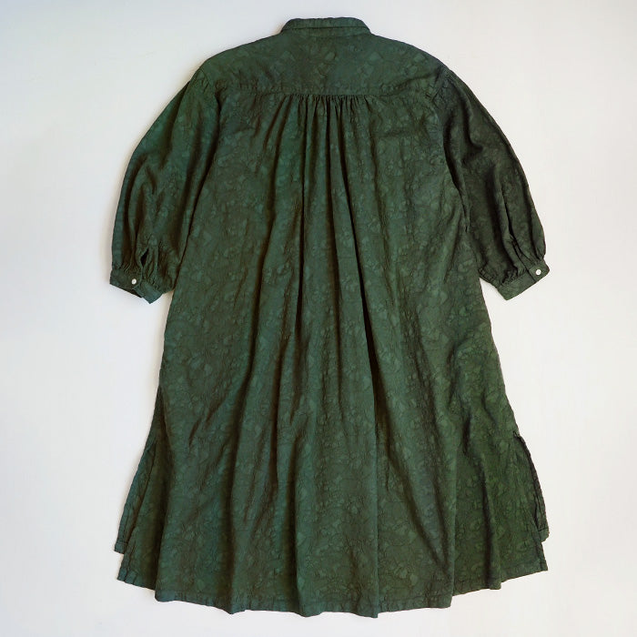 graphzero(グラフゼロ) プリーテッドワンピース グリーン ペイズリー フリーサイズ [La-PTOP-0404-GR] 岡山 倉敷 児島 ジーンズ デニム ブランド