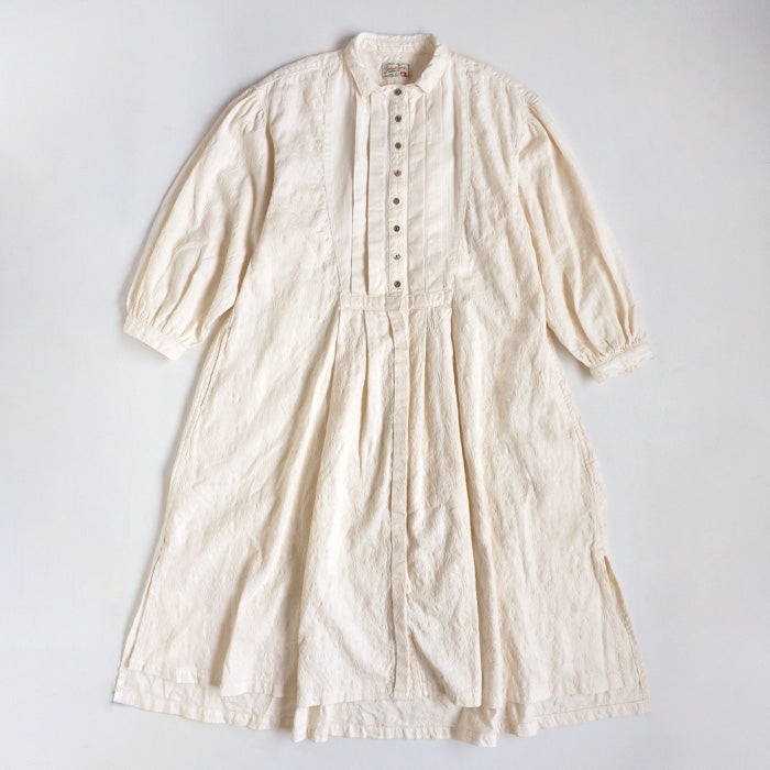 graphzero pleated dress white paisley free size [La-PTOP-0406] Okayama Kurashiki Kojima jeans denim brand 