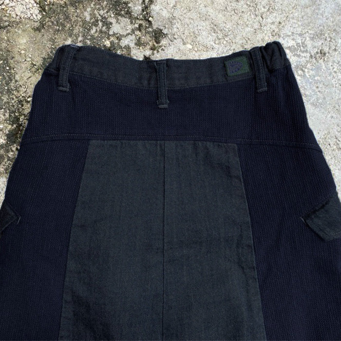 graphzero Switching Flare Skirt Indigo [La-SFSK-0408]