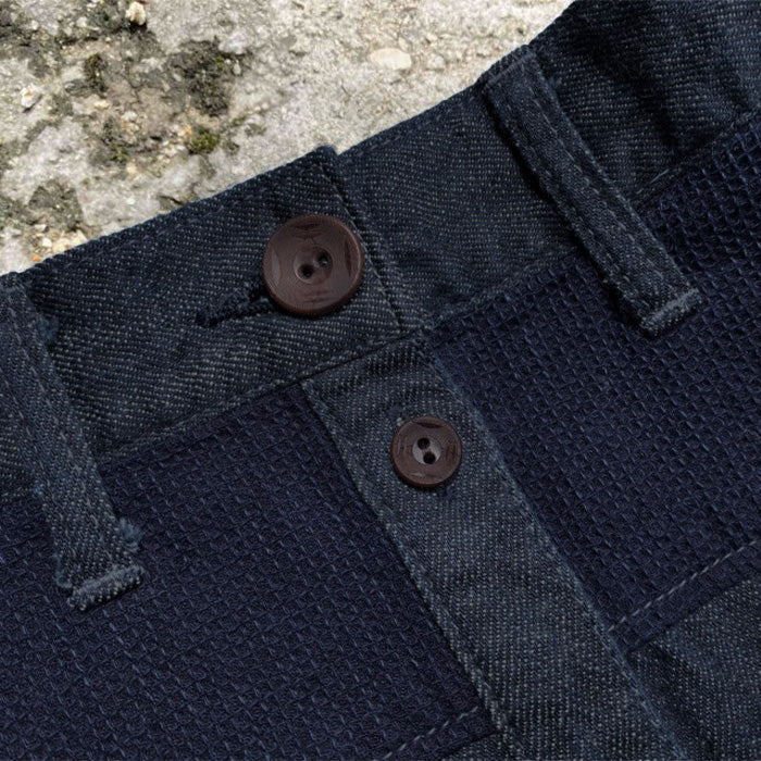 graphzero Switching Flare Skirt Indigo [La-SFSK-0408]