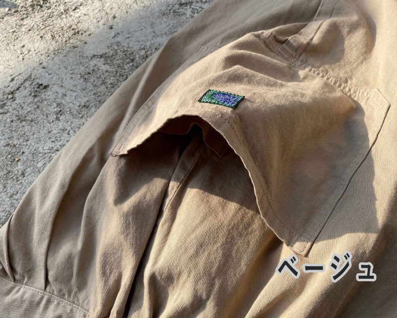 graphzero(グラフゼロ) タックギャザーパンツ 赤耳セルビッチツイル カーキ ベージュ ホワイト メンズ レディース 男女兼用 [La-TGPT-0403]