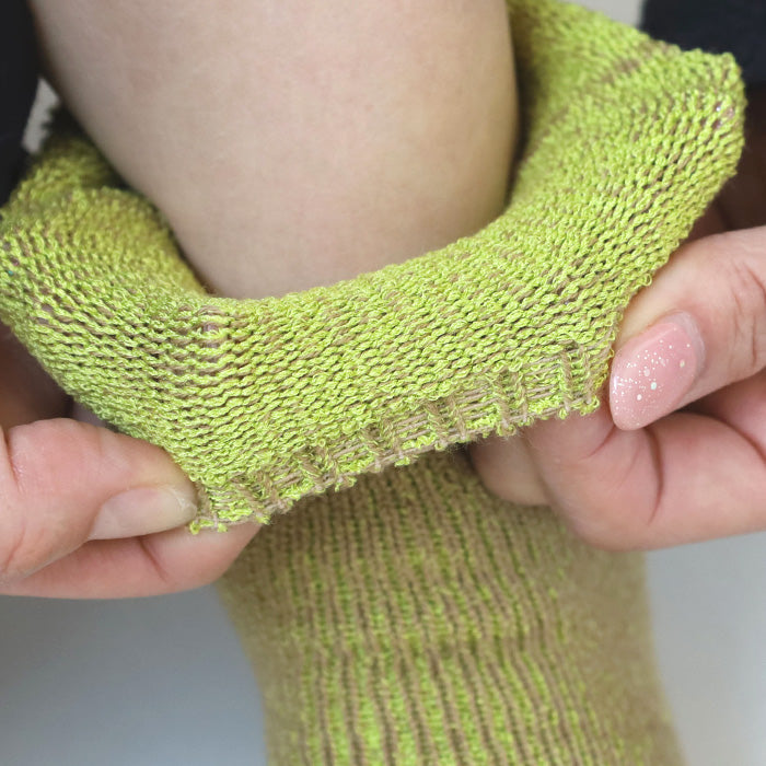 hasegawa（ハセガワ）長谷川商店 内側シルクの呼吸する靴下 男女兼用サイズ [LE1316-UNI] クルー丈 絹 綿 約22cm～28cm