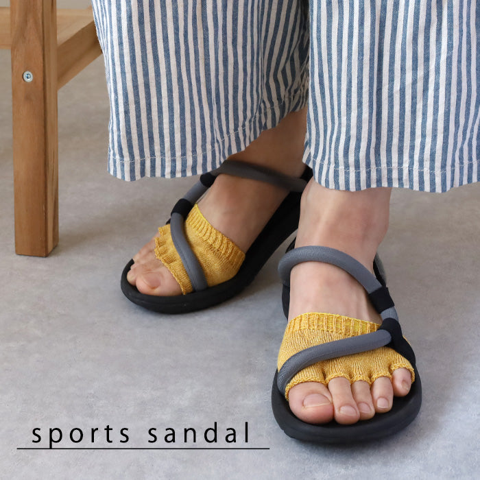 hasegawa Hasegawa Shoten silk cotton sandal socks 5 fingers [LE1341] Ladies