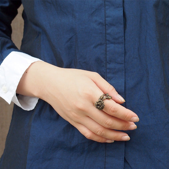 Lano Pinecone Ring Antique Brass [LN-1099] 