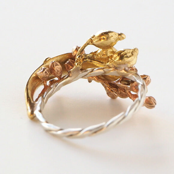 Lano Handmade Accessories Copper x Brass x Silver Bonheur Ring [LN-1234] 