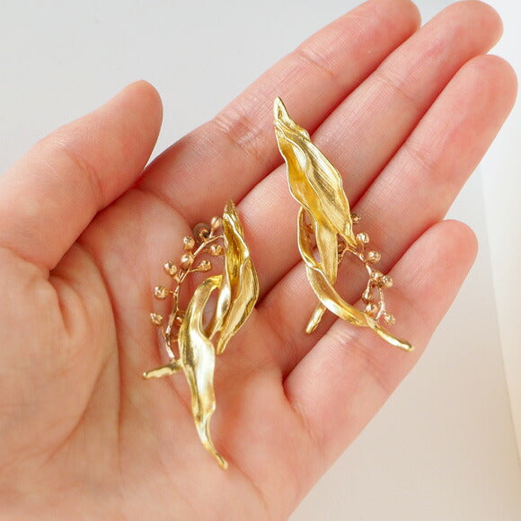 Lano Handmade Accessories Copper x Brass Bonheur Earrings Set of 2 [LN-2175] 
