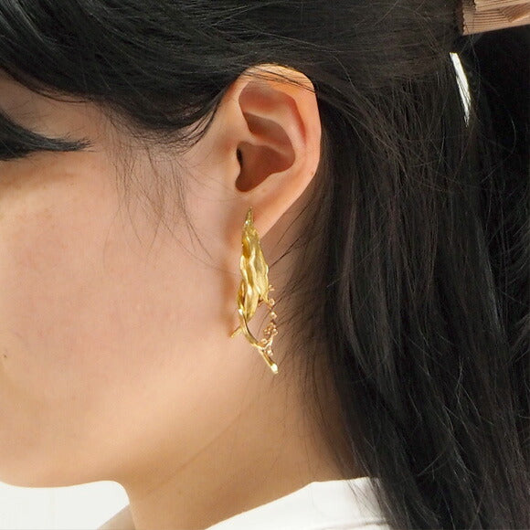 Lano（ラノ） 手作りアクセサリー 銅×真鍮 ボヌール ピアス 2個セット [LN-2175]