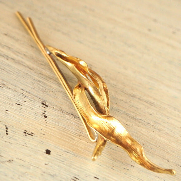 Lano Lily leaf hairpin [LN-5043] Accessory artist Tomoaki Hirano Handmade accessories Hair accessories 