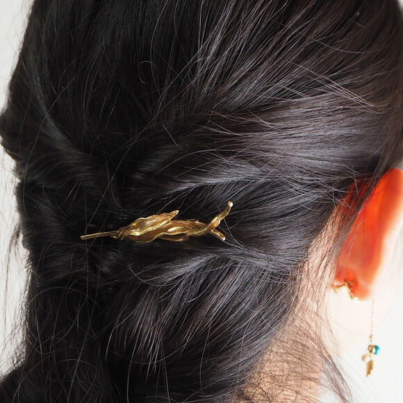 Lano Lily leaf hairpin [LN-5043] Accessory artist Tomoaki Hirano Handmade accessories Hair accessories 