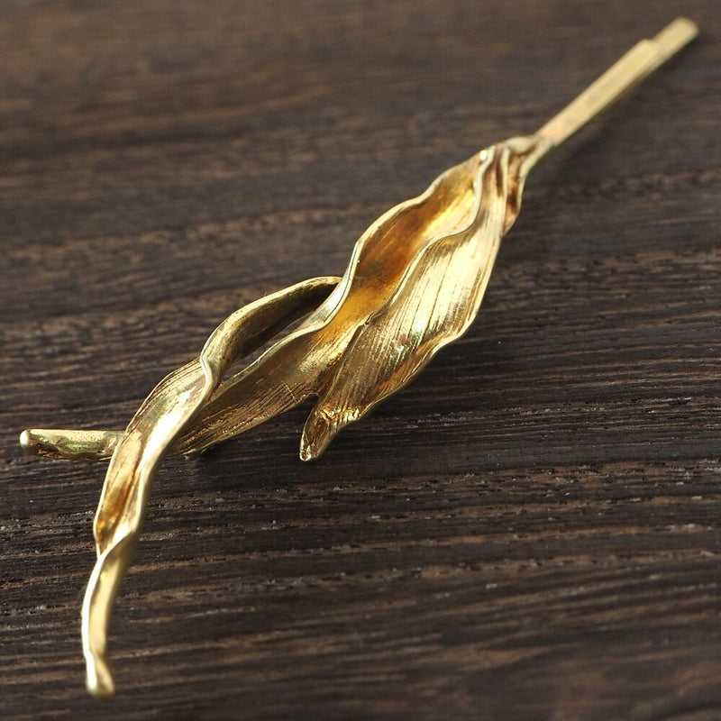 Lano Lily leaf hairpin [LN-5043] Accessory artist Tomoaki Hirano Handmade accessories Hair accessories 