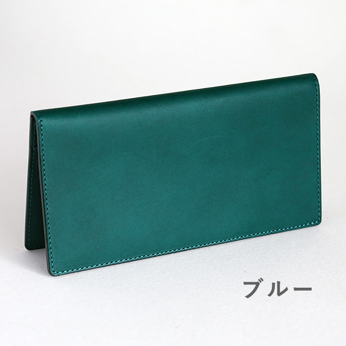 [Choose from 5 colors] TSUKIKUSA thin long billfold long wallet without coin purse [Ayame] [LW-2] 