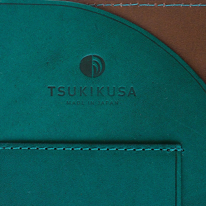 [從 5 種顏色中選擇] TSUKIKUSA 薄款長皮夾長錢包不帶零錢包 [Ayame] [LW-2] 