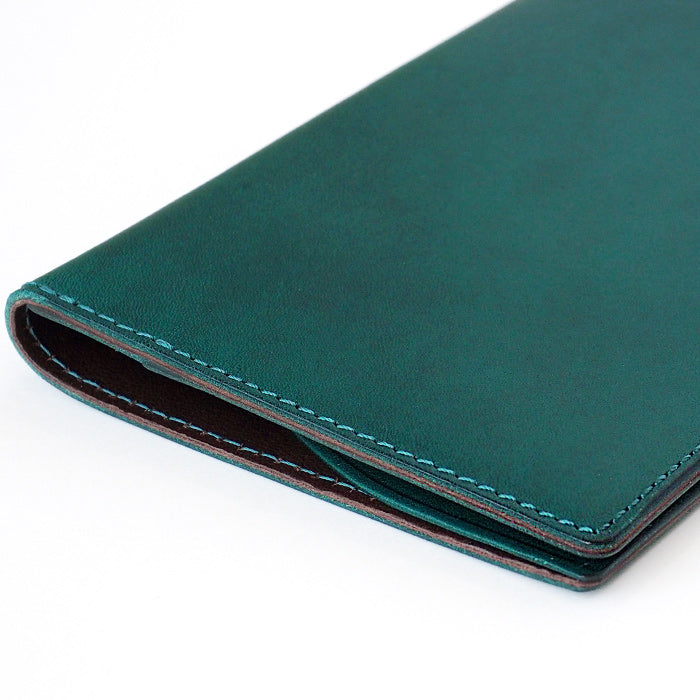 [Choose from 5 colors] TSUKIKUSA thin long billfold long wallet without coin purse [Ayame] [LW-2] 