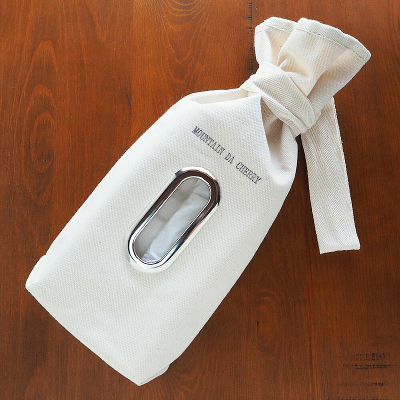MOUNTAIN DA CHERRY Kurashiki canvas No. 4 canvas box tissue case off-white [MDC-BT-KI]