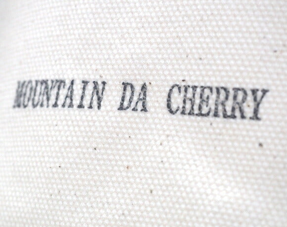 【丸洗いOK・3色】MOUNTAIN DA CHERRY (マウンテン ダ チェリー) 倉敷帆布4号キャンバス マルチトートバッグ S 生成り×ピッグスエード [MDC-MTS]