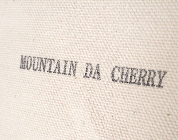[2色] MOUNTAIN DA CHERRY倉敷帆布No.4帆布繩索托特包灰白色×豬麂皮[MDC-RT] 