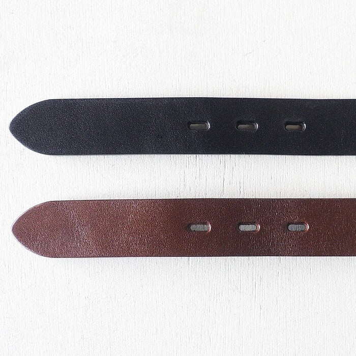 [2色] Dady Tochigi Leather Twist Tannin Oil Leather x Rubber Belt Men's [MI-0004] 