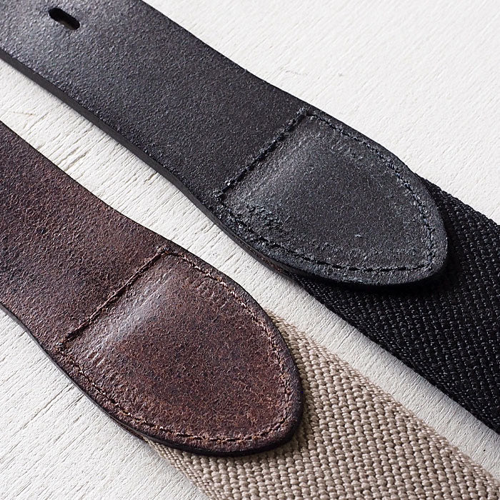 [2 colors] Dady Tochigi Leather Twist Tannin Oil Leather x Rubber Belt Men's [MI-0004] 