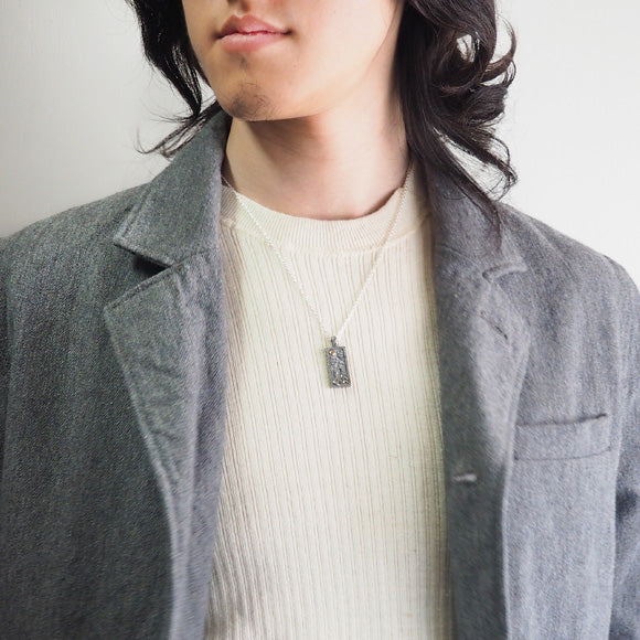 Moge Handmade Silver Accessories Memories of the Moon - Giraffe - Silver Necklace [mo-N-014] 