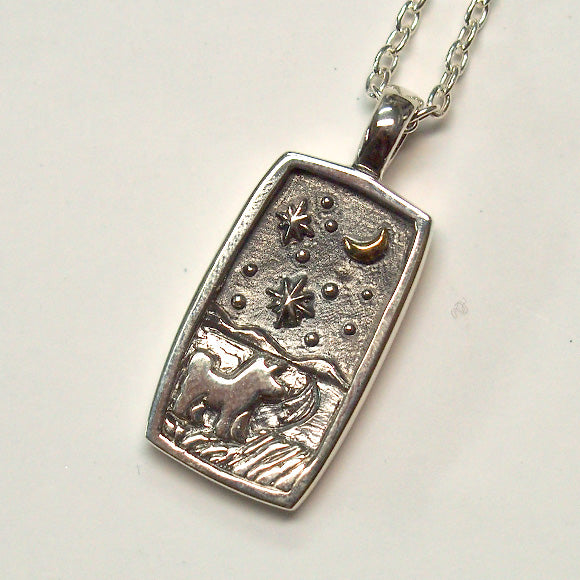 moge handmade silver accessories I was looking at the same moon -puppy- silver necklace [mo-N-028] 