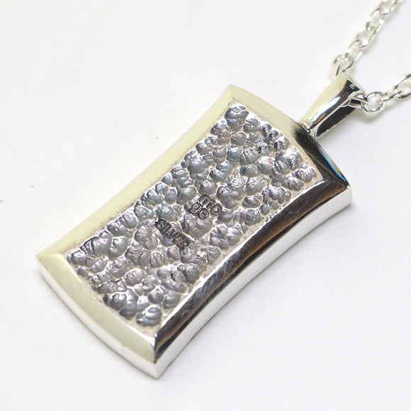 Moge Handmade silver accessories I was looking at the same moon - Wolf - Silver necklace [mo-N-029] 