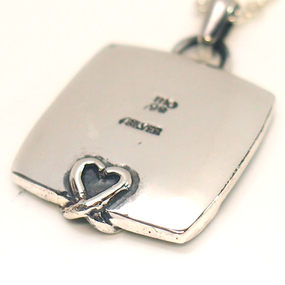 Moge Handmade Silver Accessories Promise of the Moon - Cat - Silver Necklace [mo-N-031] 