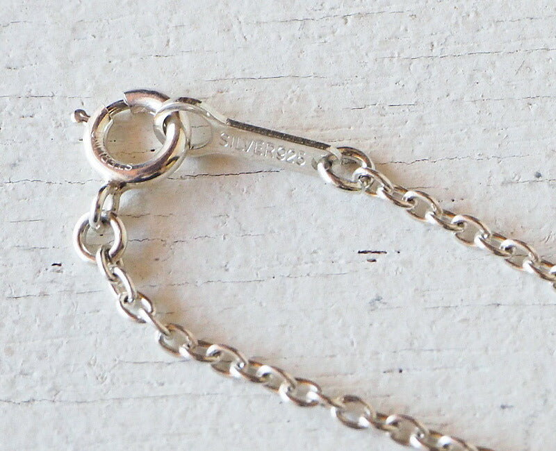 moge（モゲ） 手作りシルバーアクセサリー 羊雲とワンコ シルバーネックレス [mo-N-049]