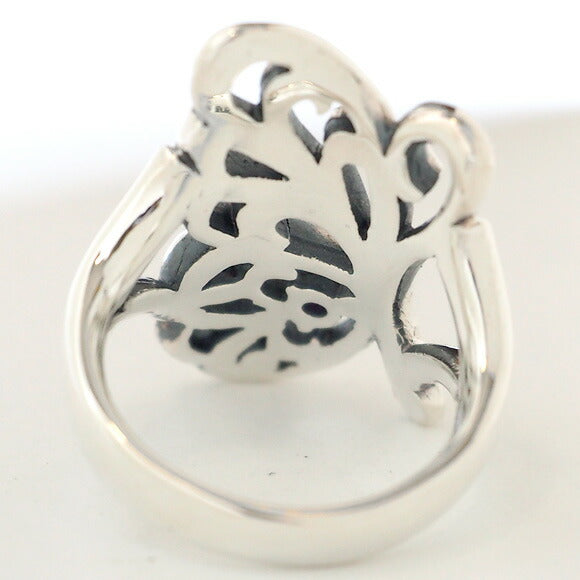 moge silver accessories butterfly silver ring amethyst [mo-R-012] 