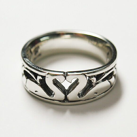 [Temporary suspension] moge silver accessories kiss - elephant - silver ring 8mm [mo-R-021] 