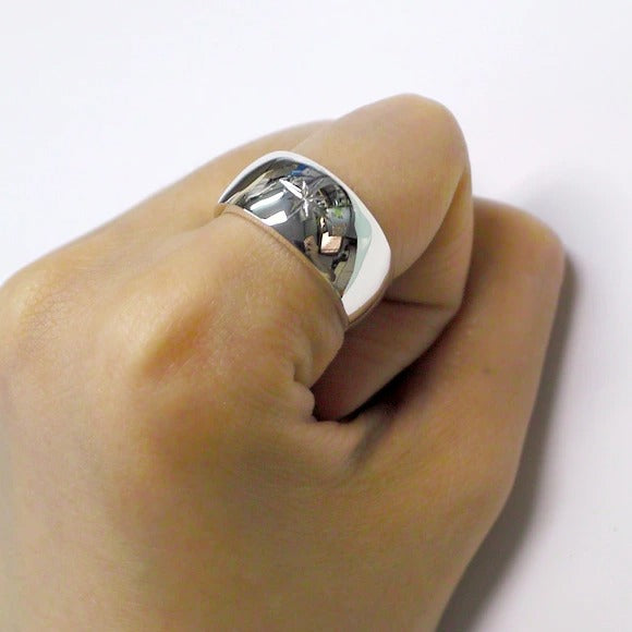 moge handmade silver accessories I was looking at the same moon -African elephant- silver ring 10mm [mo-R-035]