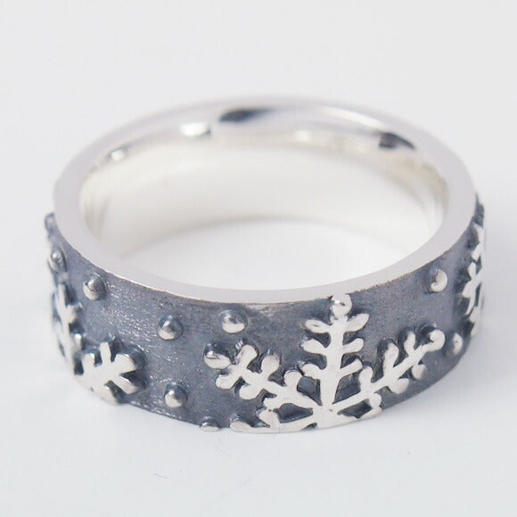 moge silver accessories snow dance men's silver ring 8mm [mo-R-053] 
