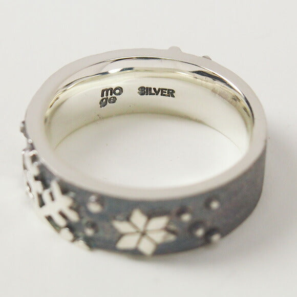 moge Silver Accessories Snow Dance Women's Silver Ring 6mm [mo-R-054] 