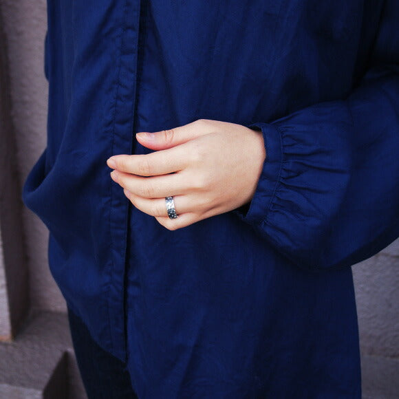 moge Silver Accessories Snow Dance Women's Silver Ring 6mm [mo-R-054] 