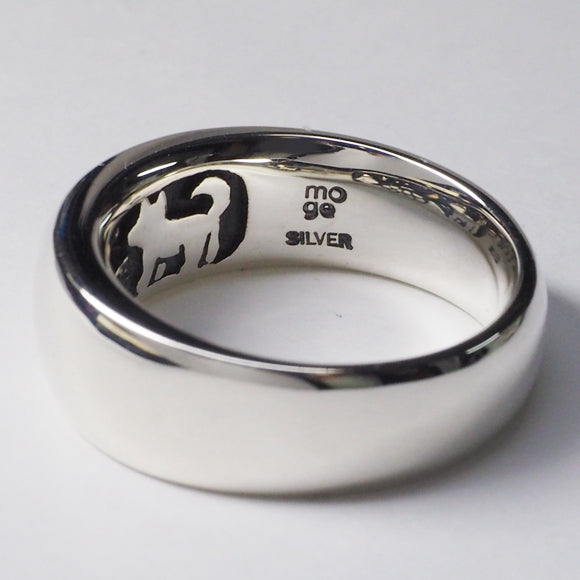 moge handmade silver accessories I was looking at the same moon - dog - silver ring 8mm [mo-R-059] 