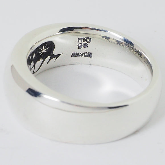 moge handmade silver accessories I was looking at the same moon - cat - silver ring 8mm [mo-R-060] 