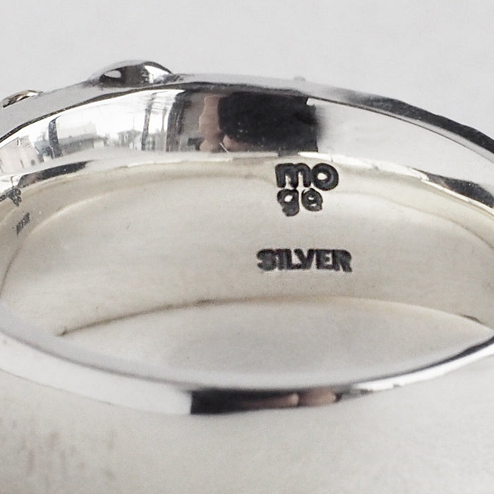 moge (Moge) handmade silver accessories under that sky -budgerigars- silver ring 8.5mm [mo-R-097] 
