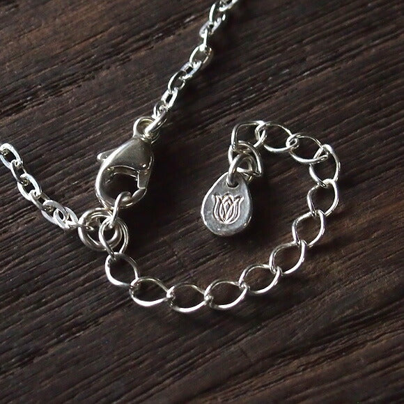 [Choose from 2 colors] marship Cockatiel stretch necklace chicken wings silver [MS-1-2] 